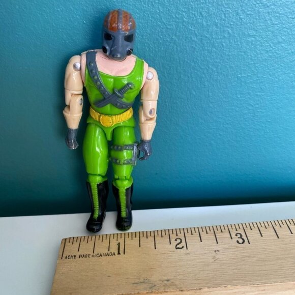 Lanard CORPS THE GASMAN ACTION FIGURE 1990s Vintage with Backpack Broken Thumb - Picture 5 of 8